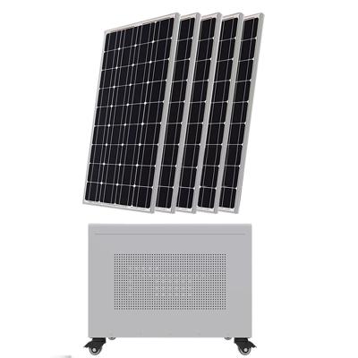 China 3000W Home Hybrid Energy Storage System 3000W LiFePo4 48v Inverter Solar Power Storage Generator Kit 700x480x400mm for sale