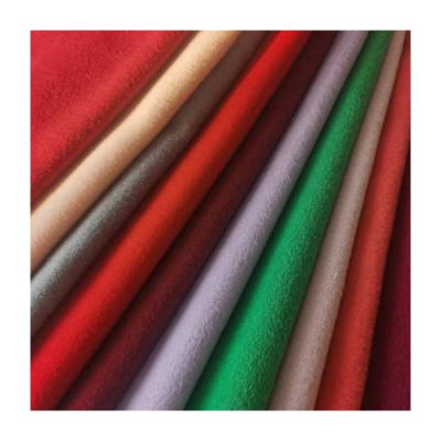 China DXX Online Direct Sales 100 Polyester fabric Woolen Felt Fabric Suitable For Coat Pants Comfortable Fabric for sale