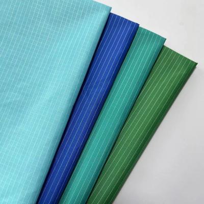 China DXX Double Sided Lattice Anti-Static Plaid Cloth Fabric Suitable For Cotton Coat, Windbreaker And Down Jacket Te koop