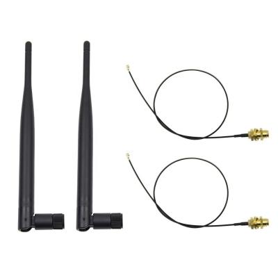 China 2.4GHz 5GHz Antenne Fabriek Lang bereik draadloze rubber Wifi Antenne Te koop