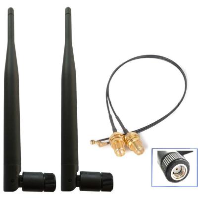 China 5dBi Gain UV Protected ABS Indoor Omni-directional WIFI Antenna for Zigbee and WiFi for sale