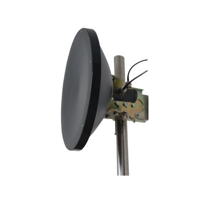 China 10dBi Gain White/Black Radome D5GHz IRECI Parabolic Telecommunication Horn Microwave Antenna for sale