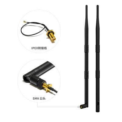 China PC PBT 2.4G 3M Sticky WiFi Patch Antenna SMA Male 2.4G WiFi Direct Antenna Free Sample for sale