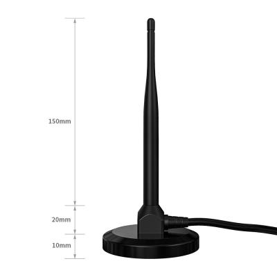 China Vaste modus magnetische DVB-T-zenderantenne met 3m kabellengte en MCX-male connector Te koop