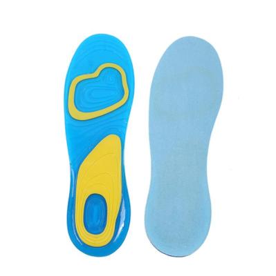 China Fasciitis Friendly High Elastic Plantar Foot Care Skin Shock Absorption Washable Soft Sports Gel Insole for sale