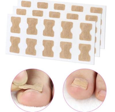 China Professional 10pcs Salon Paste Sticker Free Inflammatory Toenail Pedicure Tool Injured Toenail Corrector Orthotic Correction for sale