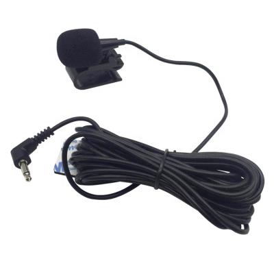 China External Handsfree Microphone Assembly Wired 3.5MM Jack Plug MIC Car Audio Stereo Detachable Microphone for sale