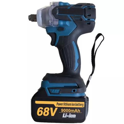 China Cordless Electric Brushless Rechargeable Torque Lithium Battery ECONA Impact Wrench Cordless Wrench Impact Wrench for sale