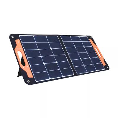 China Price 100w Solar Power Paneles Kit Mini Outdoor Travel Monocrystalline Portable China Laptop Portatil Collapsible Solar Panel Folding for sale