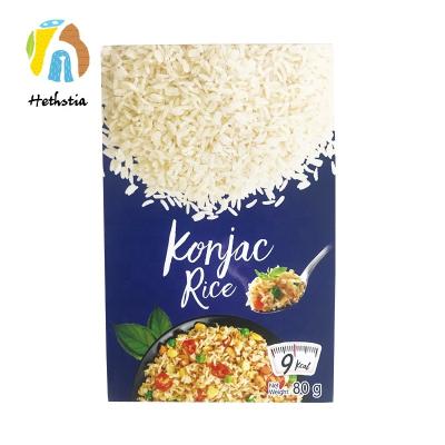 China Amazon Success Dry Organic Konjac Rice Dried White Shirataki with Glucomannan for sale