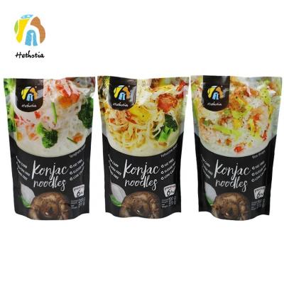 China Free Sample Organic Low Fat Shirataki Noodles Low Calorie Konjac Pasta Customized Brand Free Sample Fast Foods Noodles For Weight Loss for sale