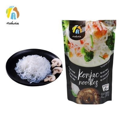 China Gluten Free Low Fat Keto Friendly Low Carb Wet Shirataki Konjac Noodles For Reduce Blood Sugar Levels for sale