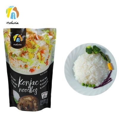 China Lose Weight Instant Low Calorie Cooked Slim Root White Konjac Rice Keto With Glucomannan for sale