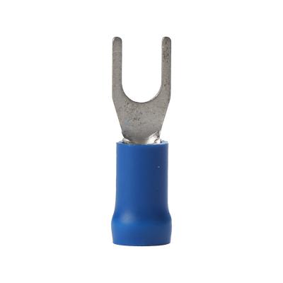 China Insulated flat terminal Forked insulation style Socket connector Insulated intermediate sleeve PVC insulated terminals Y-type insulated terminal for sale