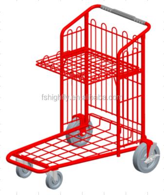 China Antirust Supermarket Material Handling Carts, Delivery Cart Folding Platform Cart, Utility Cart for sale