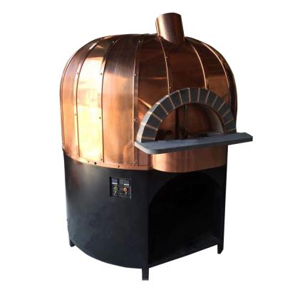 China Commercial Electric Brick Commercial Gas Supply Electric Heater Wood 16 Inch Outdoor Copper Pizza Oven for sale