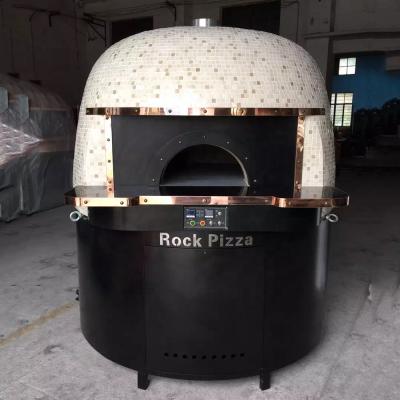 China Commercial Supply White Brick Mosaic Japanese Style Electric Wood Fired Pizza Oven Heater Customize Gas / Stone Pizza Wood / Electric Heater Oven for sale