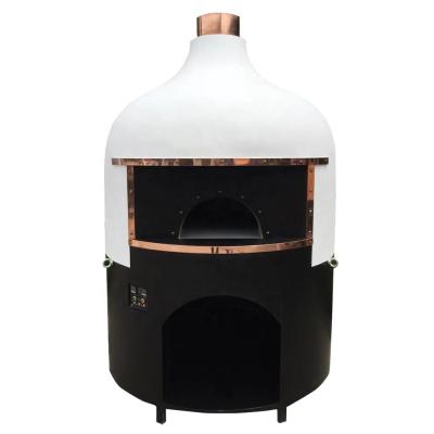 China Brick Pizza Oven Gas Fire Wood Fire Commercial Backyard Home Supply Combo Customized Use for sale