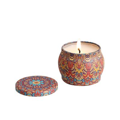 China Fragrance / Scented Soy Candles Scented Luxury Private Label Dry Flower Strong Smelling Candles Wholesale for sale