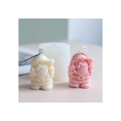 China Perfume / Scented Luxury Candles Custom Unique Santa Scented Shaped Soy Wax Candles For Christmas Gifts Candles for sale