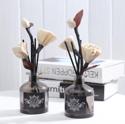 China Wholesale Cheap Desktop Flowers Luxury Home Fragrance Aroma Fragrance Spring Plastic Reed Diffuser Plug for sale