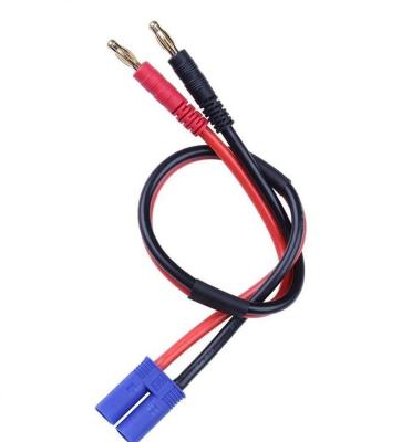 China EC5 Silicone Connector Male Banana Wire LIPO Plug Battery Balance Cable Car Toy Charger Cable Charging Adapter for sale