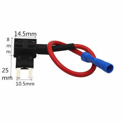 China MINI SMALL 12V Mini Size Car Fuse Holder Add-a-Circuit Mini Standard TAP Adapter 10A ATM Micro Blade Fuse for sale