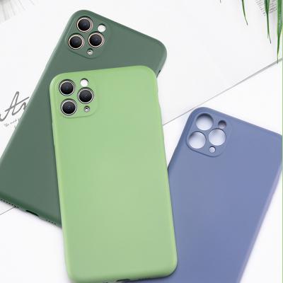 China Wholesale Soft Silicone Cell Phone Cover Case For Iphones 12 mini pro Xs max Xr X 6 7 8 plus 11 pro max shockproof for sale