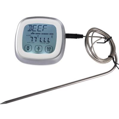 China Amazon Kitchen Resting Hot Selling Food Cooking Meat BBQ Probe Thermometer with Timer Water Milk Temperature Cooking Tools for sale