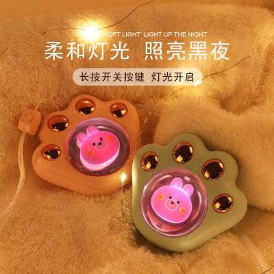 China 2021 Support Hottest Selling Hand Warmer Cat Paw Shape Hand Warmer 1200mah Fast Cute Heating Usb Rechargeable Mini Fast For Best Gift Products for sale