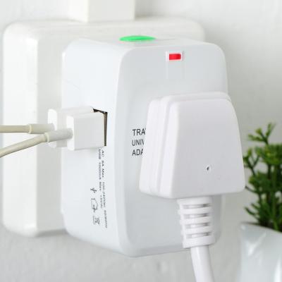 China Mobile Phone Dual USB Port All IN ONE 5V 1A Universal Travel Adapter Plug USB AC Charger For AU US UK EU Converter Plug Adapter for sale