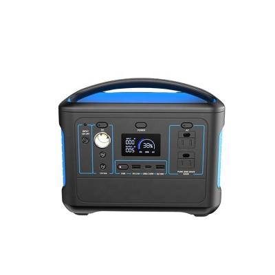 China 600w portable solar power station portable portable 110v power station with full lcd for sale