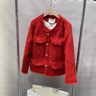 China Factory Wholesale Price Hot Sales Waterproof Small Down Jacket Cathy Red Perfumed Wind for sale