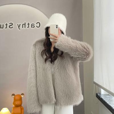 China Factory wholesale price sales Cathy Temperament environmental protection wool waterproof warm coat for sale