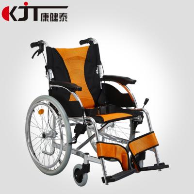 China New heavy duty european design aluminum manual wheelchair with aluminum drop back handle aluminum wheelchair for sale