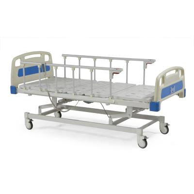 China Steel Triple Function Electric Medical Hospital Bed For The Elderly And Disable Man Used Healthcare Nursing Steel Hospital Bed for sale