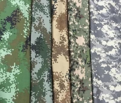 China 100% Waterproof Camouflage Fabric Polyester Trolley School Bags Material Luggage Bag Fabric for sale