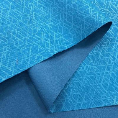 China Wholesale Tear-Resistant 100 Polyester PU Coating 600D*600D Polyester Oxford Fabric Emboss For Backpack Bags for sale