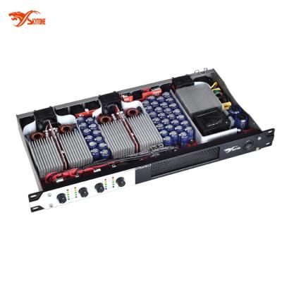 China Professional Power Amp 1000W*4 1U 482*44*220mm Class D Sound Digital Power Amplifier for sale