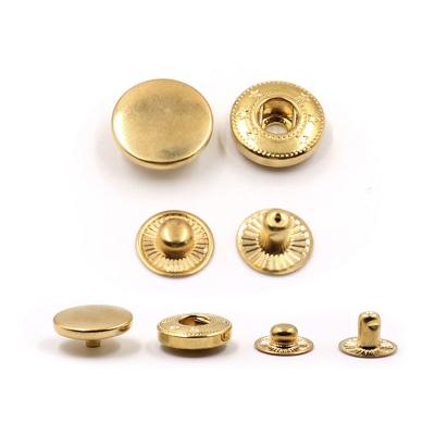 China Eco-friendly 4colorS 10mm metal snap buttons copper buckle for clothing metal snap buttons jacket swamp buttons wholesale for sale