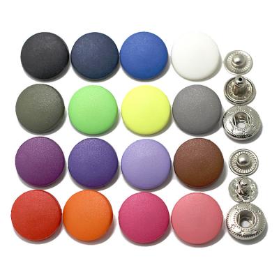 China Sustainable Nylon Hats Metal Eco-friendly Snap Buttons OEM Color Combined Buckle Snap Buttons For Clothing Jacket Overcoat for sale