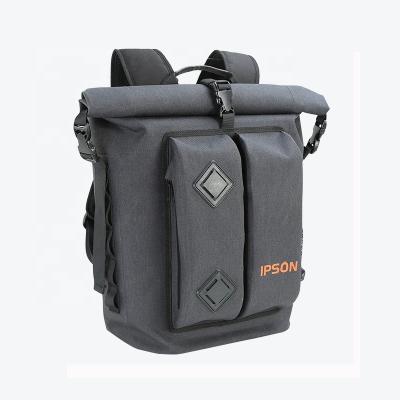 China Waterproof custom backpack with logo cylinder office increasing rucksack bag waterproof laptop dry rucksack for sale