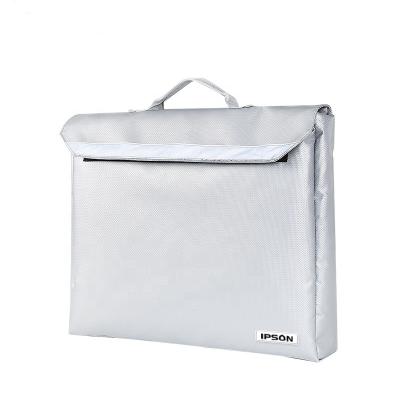 China New Style Fire Proof IPSON Money Bag Waterproof Safe Laptop Bag Fireproof Document Bag for sale