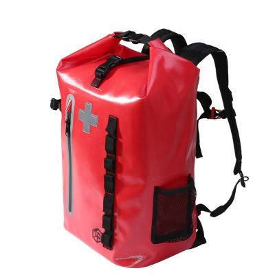 China Customized Waterproof TPU Cylinder Desktop First Aid Kit Waterproof Backpack For Outdoor for sale