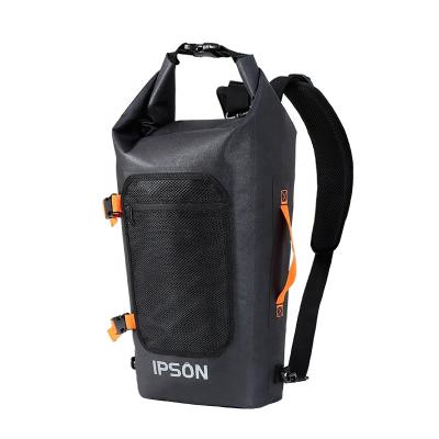 China Ipson Waterproof Cylinder Desk Customized Floating Dry Bag Wet Boating Hiking Backpacking Waterproof Kayak Bag for sale