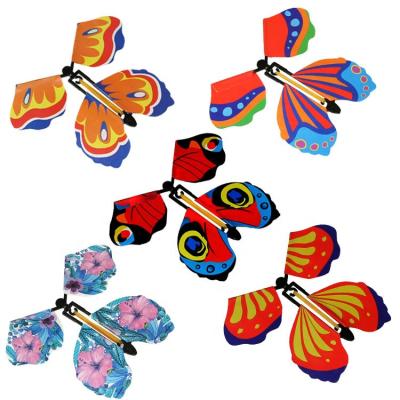 China Small Butterfly Magic Tricks Automotive Magic Flying Funny Toys For Kids Amazing Magic Butterfly for sale