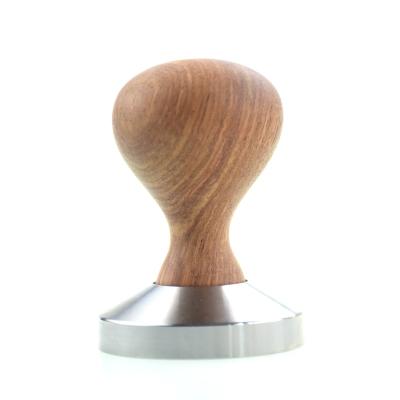 China Sustainable Amazon Product 58mm Rosewood Handle Espresso Coffee Tamper for sale