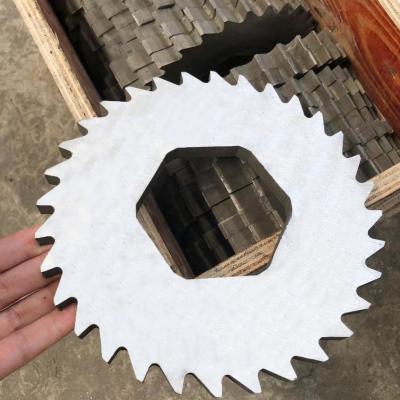 China High Efficiency Safety Long Life Improve Service Double Shaft Blade Shredder Blade Knives Shredder Blades And Knives for sale