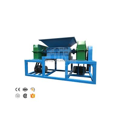 China High Efficiency Safety Long Life Big Chunks Waste Shredder Wastes Hredded Rubber Tire Grinder Machine for sale