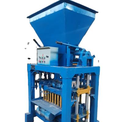 China Building material new QT4-35-2B concrete hollow block shops making machine for sale for sale